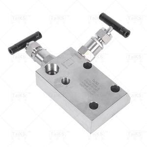 Collecteur à deux vannes en acier inoxydable, type à bride, avec bride coplanaire pour instruments industriels - Product Image 3