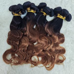 Letsfly Paquetes de Cabello Humano con Ondas Corporales 1BT30 Marrón 16 Pulgadas 40 gramos 100% Cabello Humano Trama de Cabello 20 Piezas 99USD - Product Image 1