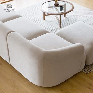 Nouveau canapé modulaire moderne de salon sur mesure ensemble de meubles canapé sectionnel en tissu - Product Image 6