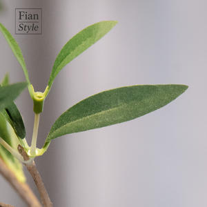 กิ่งมะกอกพลาสติกคุณภาพสูง งานแฮนด์เมด พร้อมกระถาง ตกแต่งสไตล์เมดิเตอร์เรเนียน สำหรับงานแต่งงานและโรงแรม - Product Image 6