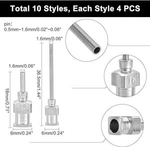 Longitud de la cánula Aguja dispensadora de 150mm 8G 10G 12G 14G Punta Roma opcional Todo metal - Product Image 5