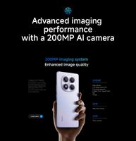 Smartphone Redmi Note 14 Pro 5G LTE 12+512 Go de stockage, processeur Octa Core, appareil photo arrière 200MP/108MP, écran FHD, idéal pour le gaming (version française)