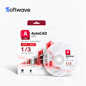Assistance 24/7 AutoCAD 2027-2018 Installation sur disque DVD pour 3 PC (1/3 an) avec kits d'outils spécialisés pour le dessin et le CAO - Product Image 1