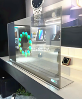 Écran tactile OLED transparent en verre de bureau de 30 pouces et 55 pouces Écran OLED transparent ultra fin