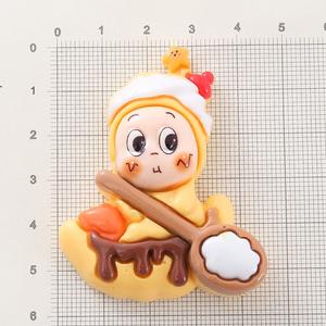 Breloques en résine C2 mignonnes de style dessin animé, aimants de réfrigérateur, accessoires de bricolage pour enfants, pour la décoration intérieure, coques de téléphone, pinces à cheveux, <span class=keywords><strong>Maki</strong></span> - Product Image 6