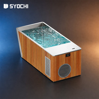 Baignoire de plongeon froid G5 Ice Bath, refroidisseur d'eau réglable 3-42°C, pompe basse tension, filtration intégrée, revêtement en acier inoxydable 304