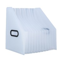 Carpeta acordeón de PVC A4, archivador portátil expandible, organizador de documentos multicapa de gran capacidad, suministros de oficina para estudiantes