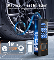 Pompe à air sans fil haute performance grande capacité 5200mAh Mini pompe à air portable pour voiture moto gonflage rapide des pneus