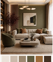 Meubles de chambre à coucher personnalisables, ensemble de canapés pour salon, ensemble de chambre à coucher de luxe, lit king size pour une conception complète pour villa