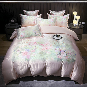 Juego de Ropa de Cama de 4 Piezas Estilo <span class=keywords><strong>PALACE</strong></span>, Cómodo, 300 Hilos, 100% Poliéster, Ecológico, Transpirable, para Todas las Estaciones, Superventas - Product Image 6