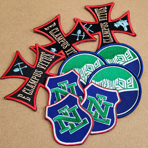 Wholesale Custom Embroidery Patch Factory Embroidery Patch Sew Iron on for Hats