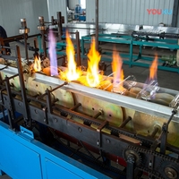 Machine à fabriquer des béchers en verre capable de former des béchers en verre à partir de tubes en verre