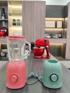 1.5l tốt nhất bán điện xách tay Máy ép trái cây lưỡi thép không gỉ nhà máy xay sinh tố để làm và trộn trái cây cho hộ gia đình sử dụng - Product Image 4