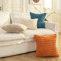 Housses de coussin en fausse fourrure douces et confortables taies d'oreiller taies d'oreiller décoratives taies d'oreiller