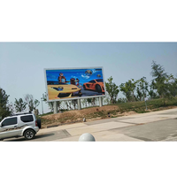 Énorme panneau d'affichage extérieur de Noël Affichage publicitaire Ville Panneau vidéo Commercial Led Grand écran Afrique du Sud Mur numérique