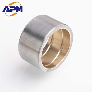 แบริ่ง <span class=keywords><strong>bimetal</strong></span> ประกอบด้วยเหล็กและโลหะผสมทองแดงหรืออลูมิเนียมทำงานเป็นราชาพินพุ่มไม้และพุ่มไม้ - Product Image 6