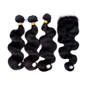remy hair weft Wholesale price 100% Unprocessed Raw Indian Hair body wave Human Hair