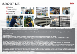 EVIA EV-200-2 léger nouveau <span class=keywords><strong>design</strong></span> de Chine Black Intelligence populaire sèche-serviettes électrique intelligent - Product Image 3