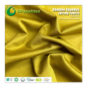 Tissu jersey doux et rafraîchissant certifié OEKO, confortable, 50% Lyocell, 35% coton biologique, 15% Cupro, pour vêtements de mode - Product Image 2