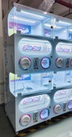 WANGERBAO Distributeur automatique de jouets en capsules pour enfants, personnalisable, à double étage, pour jeux d'arcade Gacha Gachapon, offre spéciale pour parcs d'attractions