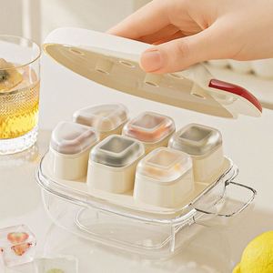 Molde para Cubitos de Hielo, Recipiente para Hielo Congelado, Sostenible, para Refrigerador, con Sistema de Prensado para Descongelar - Product Image 4