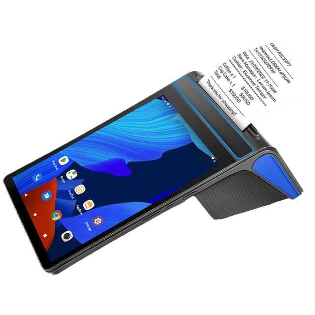 80mm Printer Android 12 8 Inch OEM Smart Cash Register Mobile Touch Screen Handheld Payment Android Pos Terminal