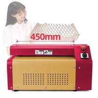 Machine de découpe de carton recyclé 450 mm, déchiqueteuse mobile de carton pour emballage de boîtes, automatique et silencieuse