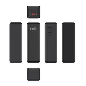 พาวเวอ<span class=keywords><strong>ร</strong></span>์<span class=keywords><strong>แบงค์</strong></span>ทรงก<span class=keywords><strong>ร</strong></span>ะบอก 100W PD <span class=keywords><strong>ร</strong></span>าคาโ<span class=keywords><strong>ร</strong></span>งงานถูก พร้อมหน้าจอ LCD แส<span class=keywords><strong>ด</strong></span>งผลอัจฉริยะ ช่องเสียบ Type-C คู่ อุปก<span class=keywords><strong>ร</strong></span>ณ์อิเล็กทรอนิกส์ - Product Image 2