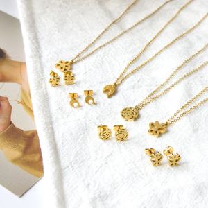 Parures de bijoux de marque de haute qualité à prix abordable, colliers et boucles d'oreilles en or de Dubaï pour femmes - Product Image 5