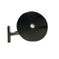 Support de main courante en métal chromé LD 2.5 "Base ronde solide pour soutenir les rampes d'escalier en bois (HB-601)