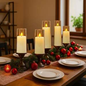 Lampe à bougie LED, bougies électroniques alimentées par batterie, bougies sans flamme, bougies à effet vacillant pour la décoration, lumière décorative pour mariage - Product Image 4