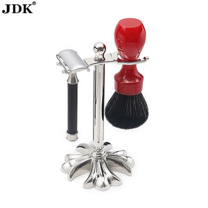 JDK Fashion-Brosse de <span class=keywords><strong>rasage</strong></span> solide pour rasoir, <span class=keywords><strong>kit</strong></span> de <span class=keywords><strong>rasage</strong></span> pour hommes, commande OEM à bas prix avec support de colonne romaine - Product Image 4