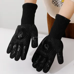 Heat-Insulating Gloves Flame Retardant Anti-Scald Oven Warmer Steamer