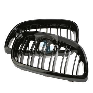 กระจังหน้า BMW สีดำเงาแบบเส้นคู่ สำหรับ E92 E93 ปี 2006 2009 ผลิตจากพลาสติก ABS - Product Image 3
