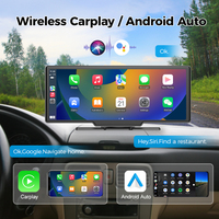 Maustor 10.26 IPS écran tactile Dash Cam DVR BT WIFI sans fil CarPlay sans fil Android Auto moniteur Portable pour voiture universelle
