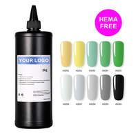 Vernis à ongles Gel rose, 1Kg, gelée, Nude, vernis à ongles néon Uv, lampe Led, vernis Gel Uv, marque privée