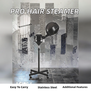 Máquina vertical para teñir el cabello, máquina profesional de vapor para teñir el cabello en salones de belleza, máquina de vapor para terapia capilar con cabezal de ducha. - Product Image 5