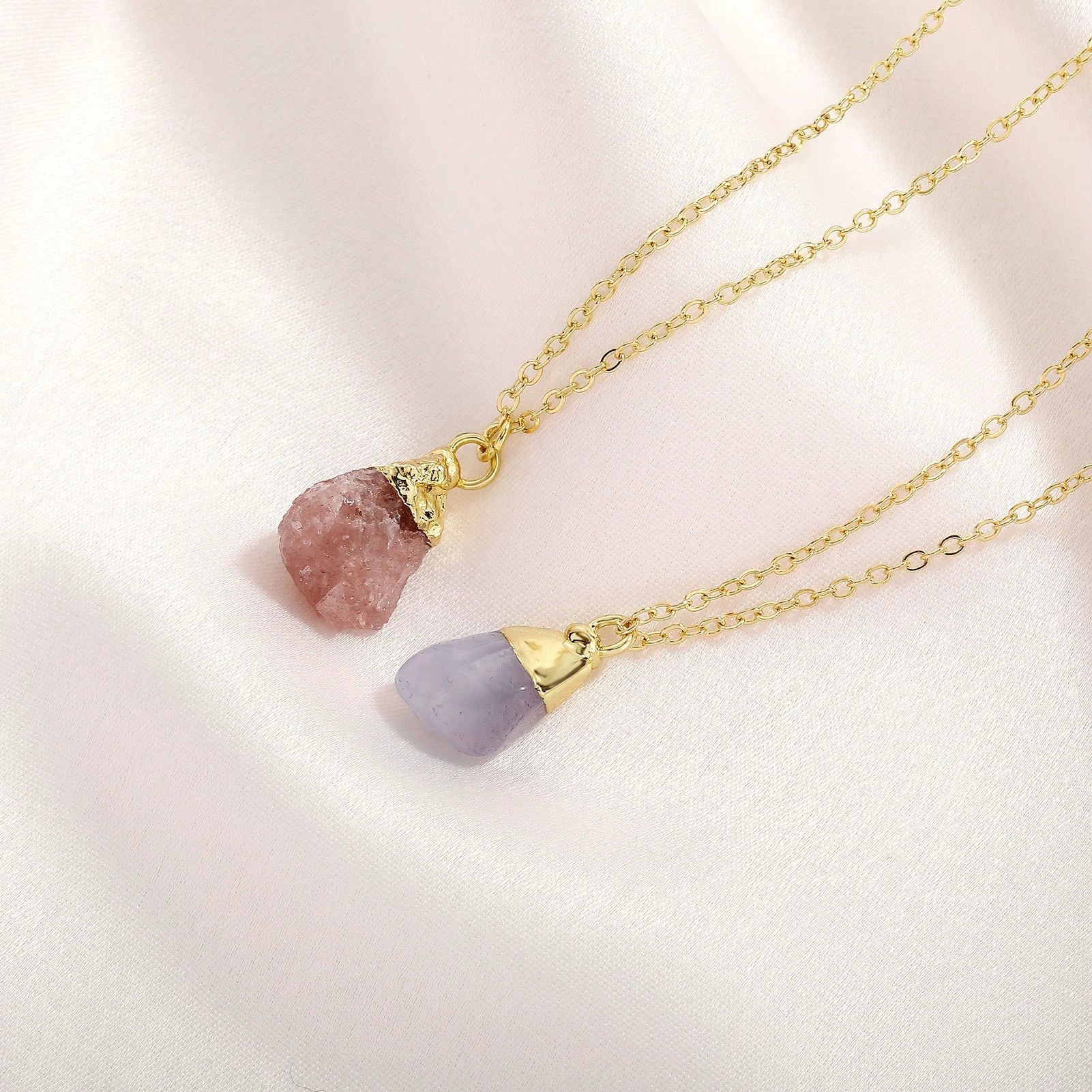 stone necklace changeable