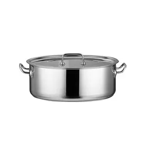 Stockpot Sandwich Bottom Manufacturer Kitchen Gas Cooker Steamer Boiling Pot Soup & Stock Pots For Water Bath Canner Vegetables