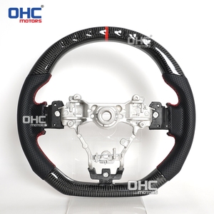 Volante in Vera Fibra di Carbonio con LED per <span class=keywords><strong>Subaru</strong></span> <span class=keywords><strong>STI</strong></span> <span class=keywords><strong>WRX</strong></span> S209 2015-2020 con Indicatore di Cambio LED, Magazzino USA - Product Image 4