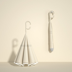 <span class=keywords><strong>Parapluie</strong></span> de voiture automatique allemand pour femmes et hommes, design inversé, couleurs assorties, double couche, résistant aux intempéries, long - Product Image 4