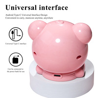 Mini Lampe UV Séchante pour Ongles, Lampe de Polymérisation pour Vernis Gel, Type-C, Lampes UV pour Ongles