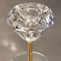 Bola Kristal Artistik Mewah, Hiasan Dekoratif Kelas Atas, Ornamen Meja Modern, Baja Tahan Karat, Gaya Eropa untuk Ruang Tamu