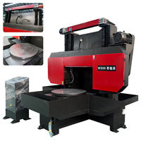 Machine à scier à ruban pour pierres précieuses W-900, machine à scier à ruban CNC, vitesse variable 500-1500 m/min, pour la découpe du jade, le travail de découpe de pierres précieuses