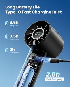 Nuevo Ventilador Portátil USB Recargable de Mano 2025 para Exteriores, Mini Ventilador Eléctrico de 100 Velocidades, Ventilador de Mano Pequeño de Alta Velocidad - Product Image 4