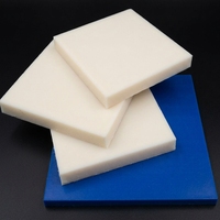 Plaque en nylon découpée sur mesure PA66 MC, feuille de polyamide avec trous percés sur mesure, usinage, fabrication, plastique technique résistant à l'usure