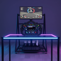 Volant de course MOZA ESSENZA SCV12 avec 72 entrées programmables, interface utilisateur personnalisée, éclairage RGB RPM pour base MOZA DD PC