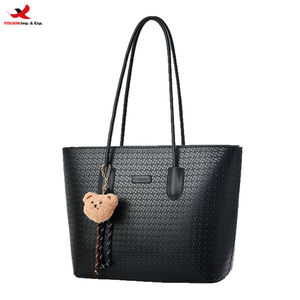 Women's Tote Bag <b>Small</b> Bear Pendant Underarm Single-Shoulder Crossbody <b>Handbag</b> PU Zipper Polyester Lining RTS Bulk Mixed Order - Product Image 1