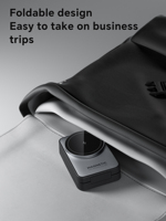 Chargeur sans fil pliable magnétique 3 en 1 15W Support de bureau portable Chargeur rapide pour Apple Watch Mobile Phone Airpods