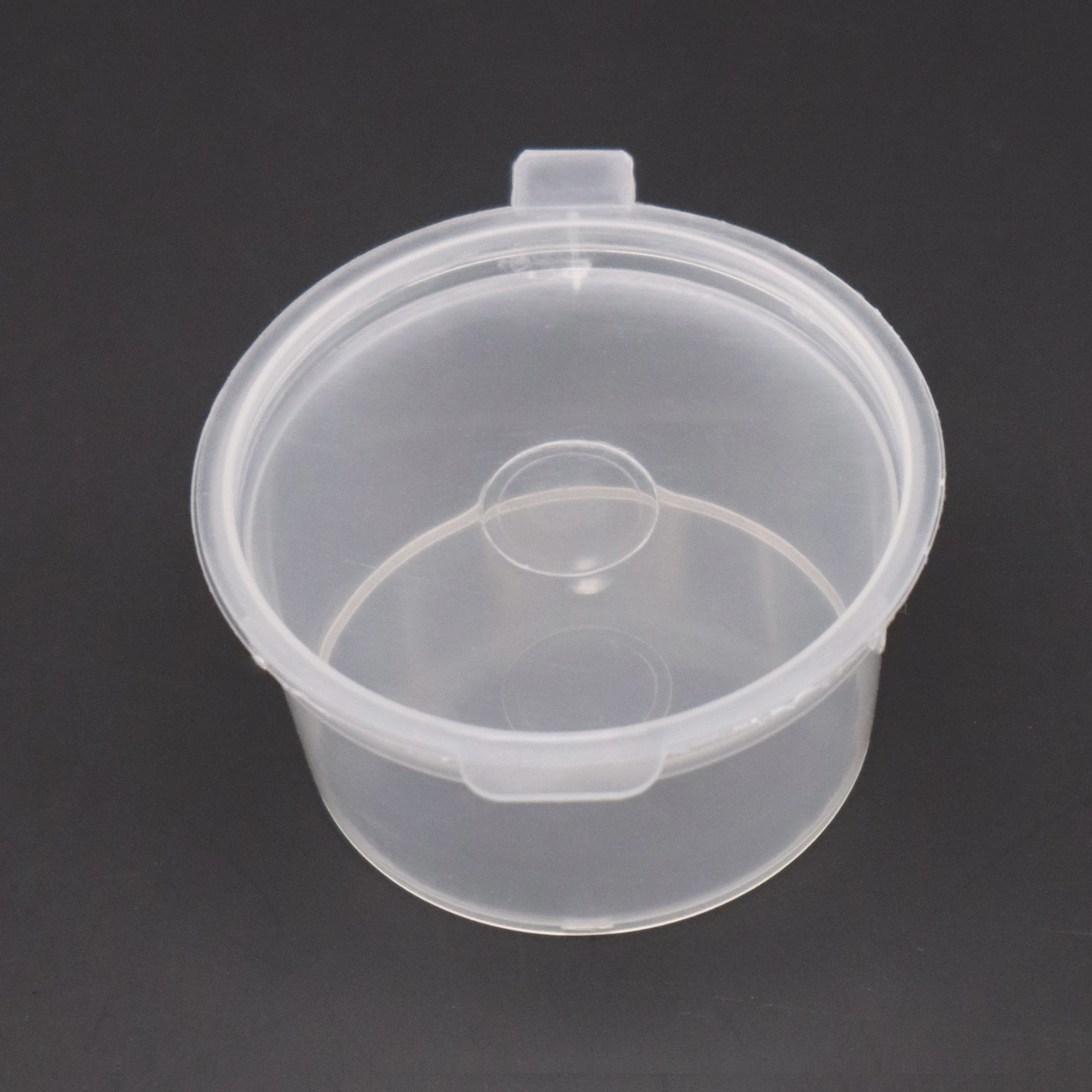 50ml 2oz Disposable Food Container Tableware Plastic Sauce Cup With Lids